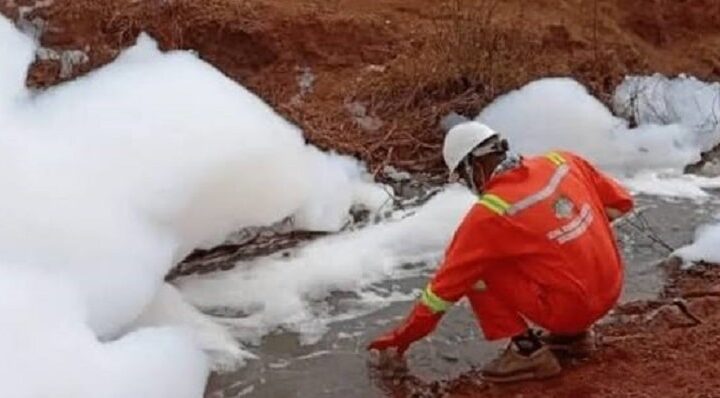 White Foam Appears on Major Nigerian Highway, Sparks Inquiry