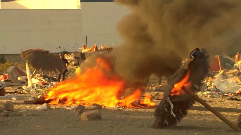 Residents in Ceuta Destroy Migrant Camp Amid Rising Tensions After Mass Crossing