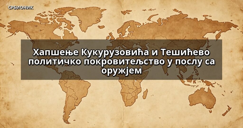 Хапшење Кукурузовића и Тешићево политичко покровитељство у послу са оружјем