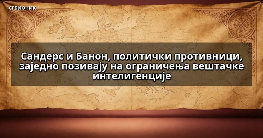 Сандерс и Банон, политички противници, заједно позивају на ограничења вештачке интелигенције