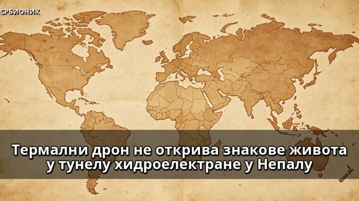 Термални дрон не открива знакове живота у тунелу хидроелектране у Непалу