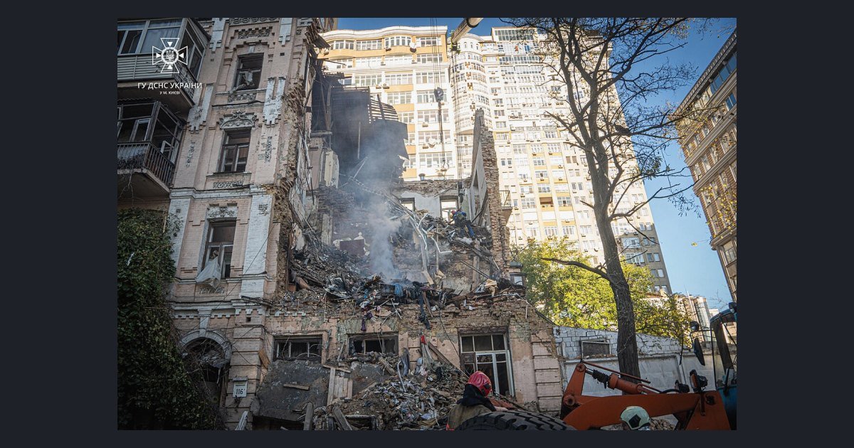 Russian drone strike Kyiv